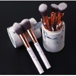 10 pcs Professional Marble Style Soft Makeup Brushes Set